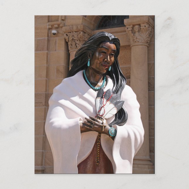 Carte Postale Sainte Kateri Tekakwitha (Devant)