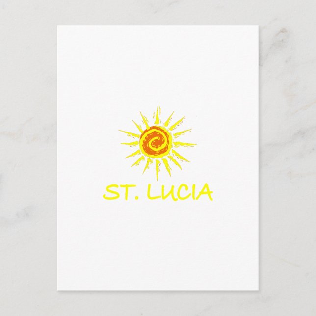 Carte Postale Sainte-Lucie (Devant)