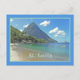 Carte Postale Sainte-Lucie/Pitons