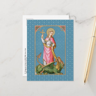 Carte Postale Sainte Marguerite d'Antioche (SAU 038)