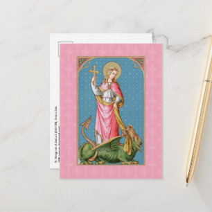 Carte Postale Sainte Marguerite d'Antioche (SAU 038)