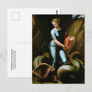 Carte Postale Sainte Marguerite Sainte patronne catholique romai
