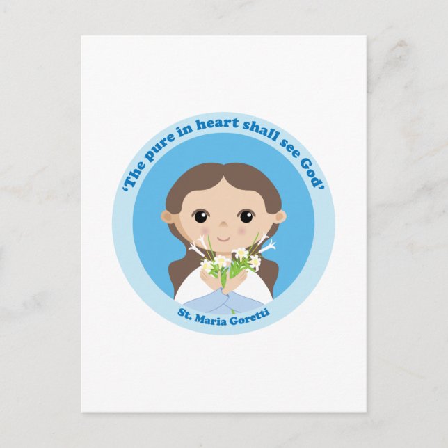 Carte Postale Sainte-Maria Goretti (Devant)
