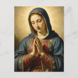Carte Postale Sainte Mère de Dieu – Amour Divin & Protection