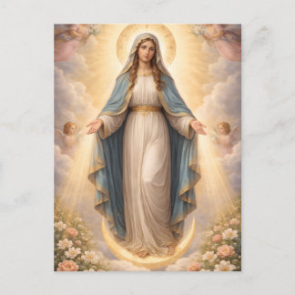 Carte Postale Sainte Mère de Dieu Amour Divin & Protection´11