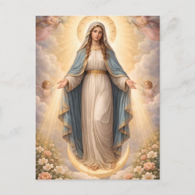 Carte Postale Sainte Mère de Dieu Amour Divin & Protection´11 (Devant)