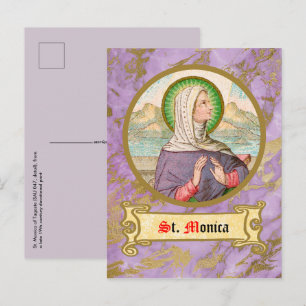 Carte Postale Sainte Monique de Tagaste (SAU 047; détail)