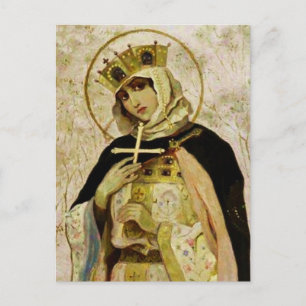 Carte Postale « Sainte Olga » par Mikhaïl Nesterov