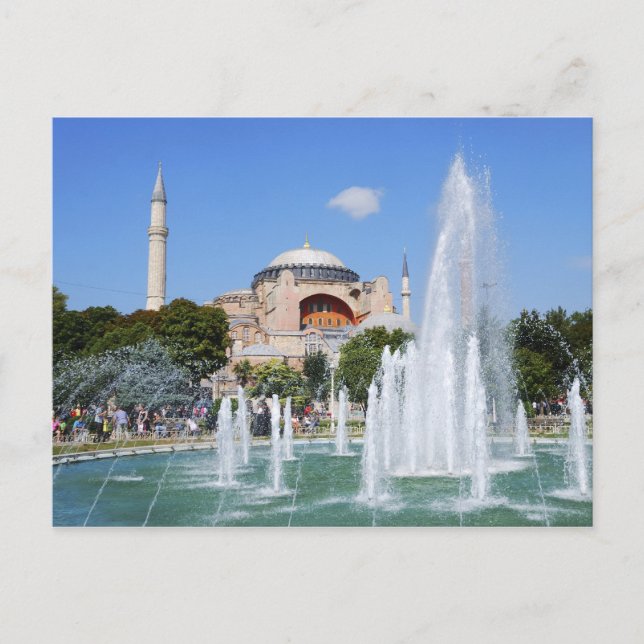 Carte Postale Sainte-Sophie, Istanbul (Devant)