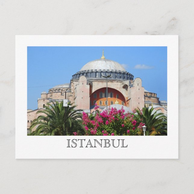 Carte Postale Sainte-Sophie, Istanbul (Devant)