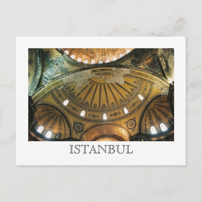 Carte Postale Sainte-Sophie, Istanbul (Devant)