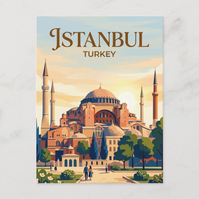 Carte Postale Sainte-Sophie Turquie (Devant)