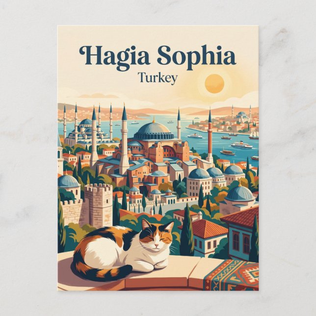 Carte Postale Sainte-Sophie Turquie (Devant)