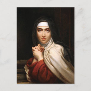 Carte Postale Sainte Thérèse de Jésus Mystique Espagnole