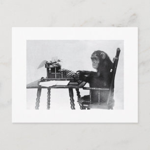 Carte Postale Saisie de singe