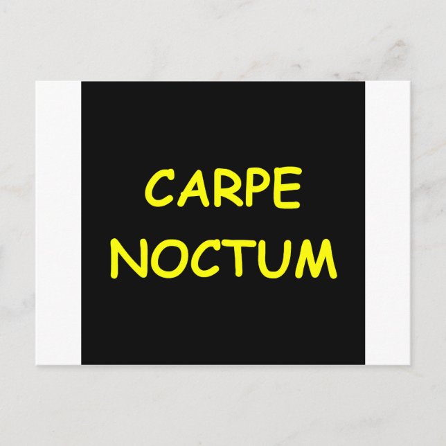 Carte Postale saisir la nuit (Devant)