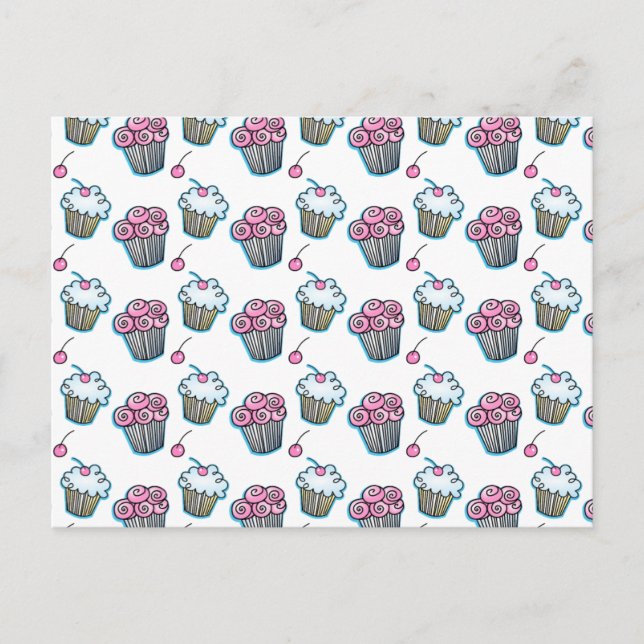 Carte Postale Saisir Le Cupcake (Devant)