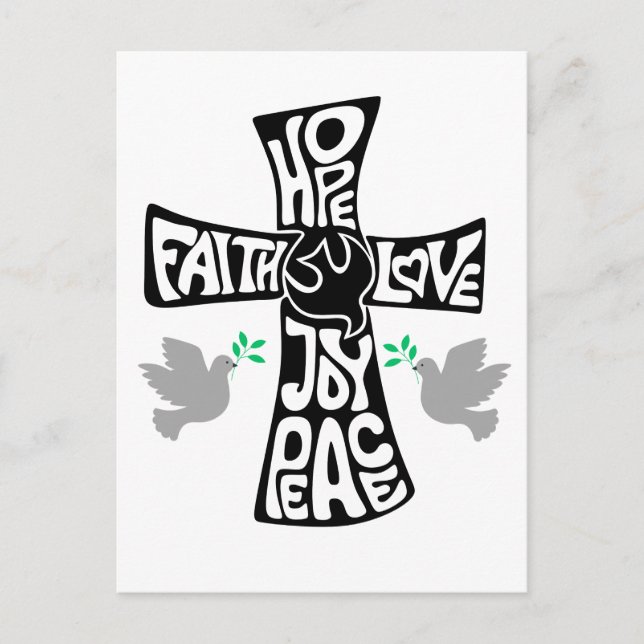 Carte Postale Saison de Pâques espoir (Devant)