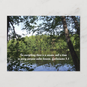 Carte Postale Saison Ecclesiastes Lake Forest