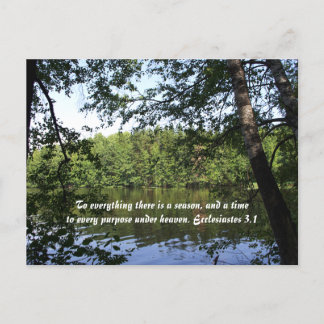Carte Postale Saison Ecclesiastes Lake Forest