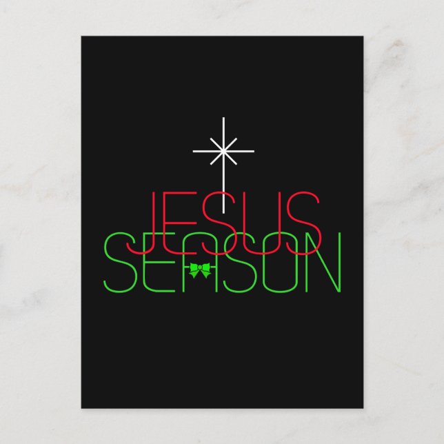 Carte Postale Saison Jésus (Devant)