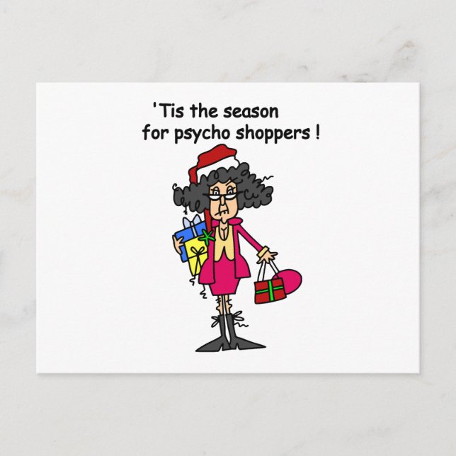 Carte Postale Saison Pour Psycho Shoppers (Devant)