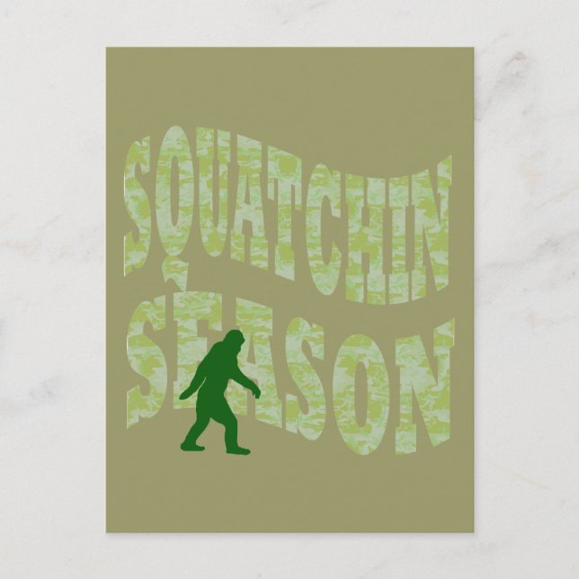 Carte Postale Saison Squatchin (Devant)