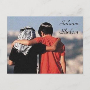 Carte postale Salaam Shalom