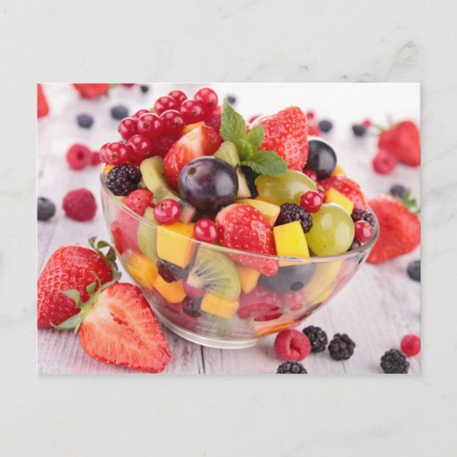 Carte Postale Salade de fruits frais (Devant)