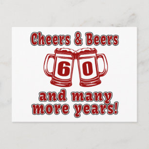 Carte Postale Salades Et Bières 60 Designs Anniversaires