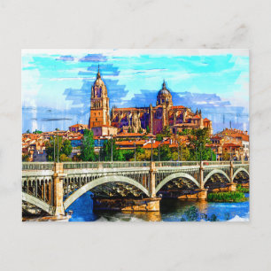 Carte Postale Salamanque / Castille et Leon, Espagne.