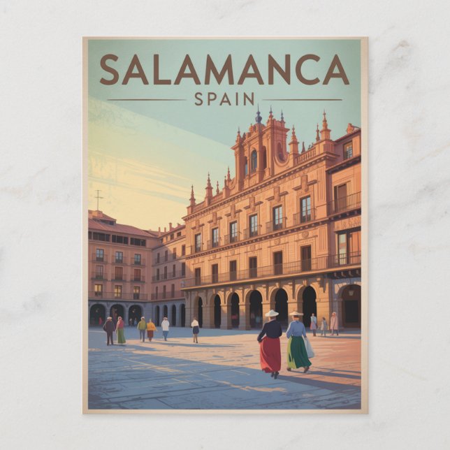 Carte Postale Salamanque Espagne (Devant)