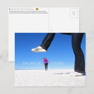 Carte postale Salar De Uyuni, Bolivie