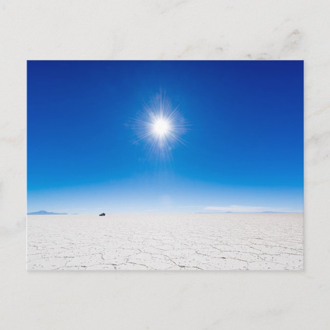 Carte Postale Salar de Uyuni, Bolivie. (Devant)