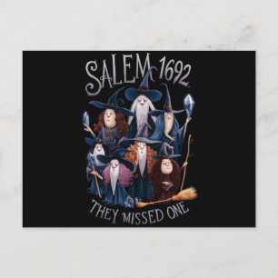 Carte Postale Salem 1692 Ils en ont raté une sorcière d'Hallowee