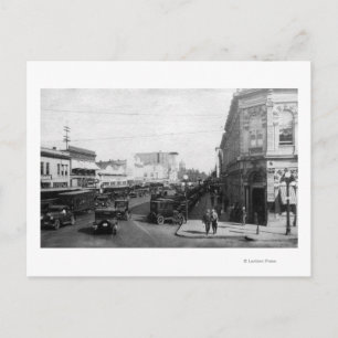 Carte Postale Salem, OR Vue de la ville sur State Street Photogr