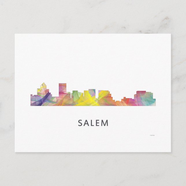 CARTE POSTALE SALEM OREGON SKYLINE WB1 - (Devant)