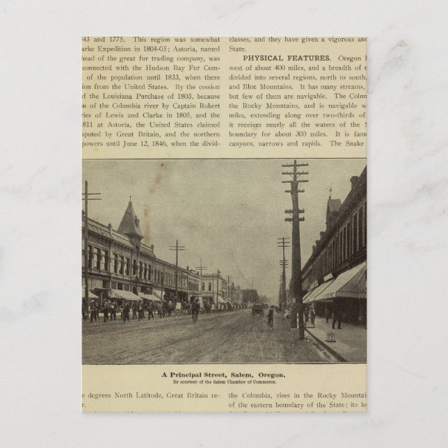 Carte Postale Salem, Ou rue (Devant)