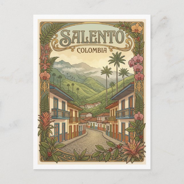 Carte Postale Salento Colombie (Devant)