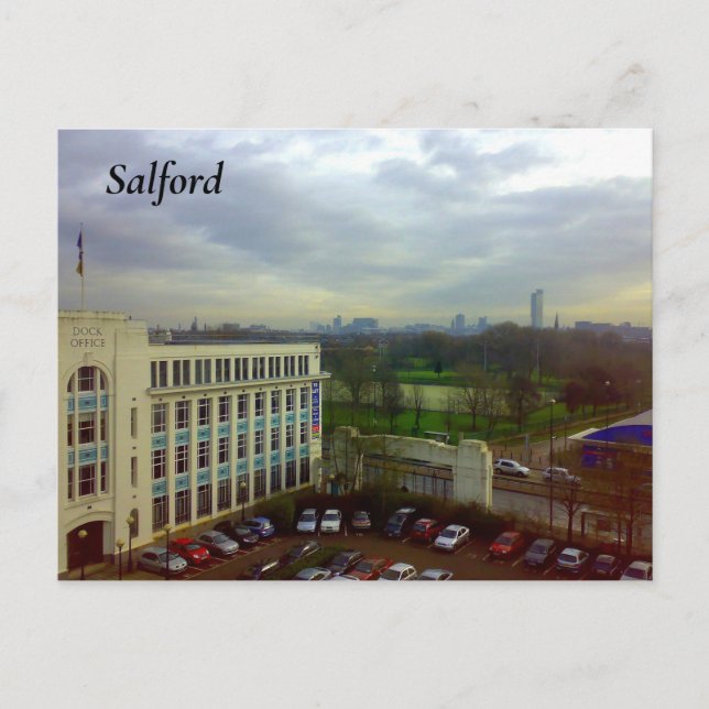 Carte postale Salford Dock Office (Devant)