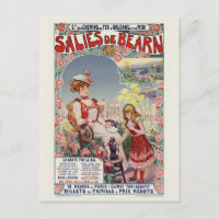 Salies de Bearn France Vintage Poster 1900