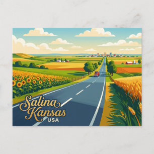 Carte Postale Salina, Kansas États-Unis