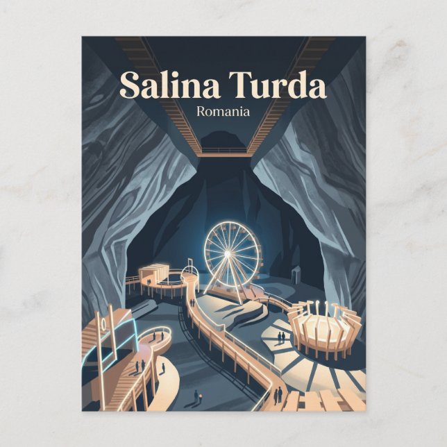 Carte Postale Salina Turda Roumanie (Devant)