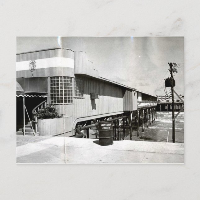 Carte Postale *Salle balinaise à Galveston, Texas (Devant)