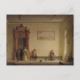 Carte Postale Salle d'attente, 1857