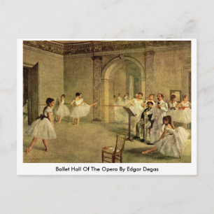 Carte Postale Salle De Bal De L'Opéra Par Edgar Degas