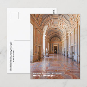 Carte Postale Salle de bénédiction du Palais National Mafra