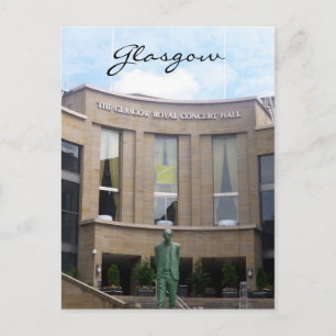 Carte Postale salle de concert royale de glasgow