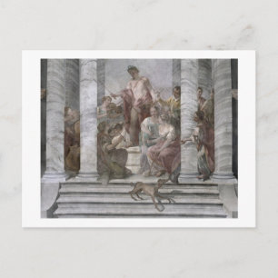 Carte Postale Salle de musique (fresque) (et détail 60260)