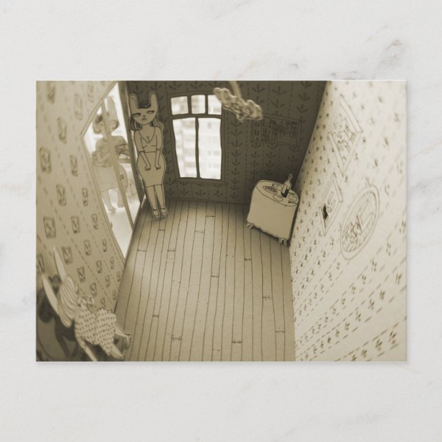 Carte Postale Salle de papier (Devant)